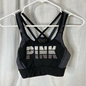 Victorias Secret Pink Ultimate XS Sports Bra Gray